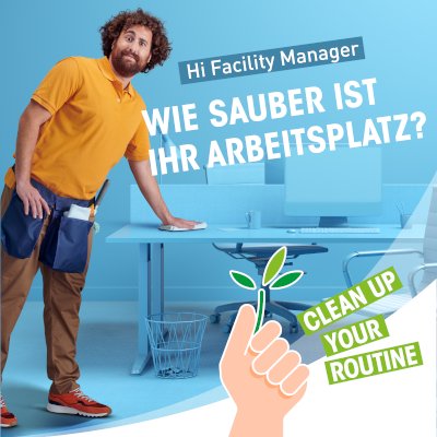 Hi facility manager, Wie souber ist ihr arbeitsplatz?