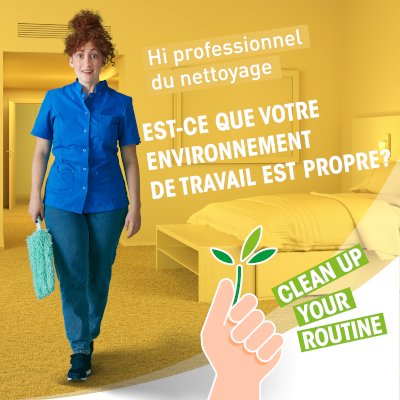 Hi professionnel du nettoyage, est-ce que votre environnement de travail est propre?