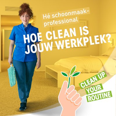 Hé schoonmaakprofessional, hoe clean is jouw werkplek?