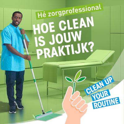 Hé zorgprofessional, hoe clean is jouw werkplek?