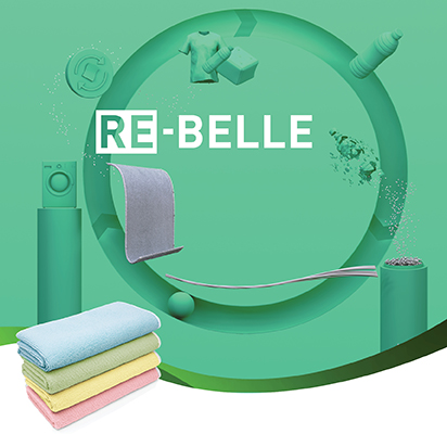 Greenspeed präsentiert Re-belle: Das Mikrofasertuch, das gegen Abfall rebelliert