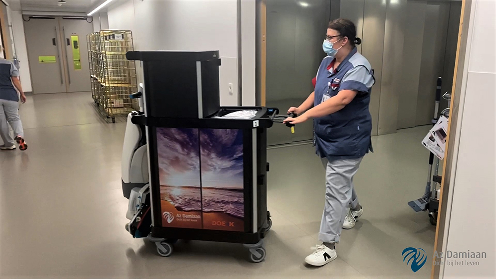 Krankenhauses AZ Damiaan Oostende ist Fan des C-Shuttle Speed oder besser gesagt, ihres 'Rolls-Royce'