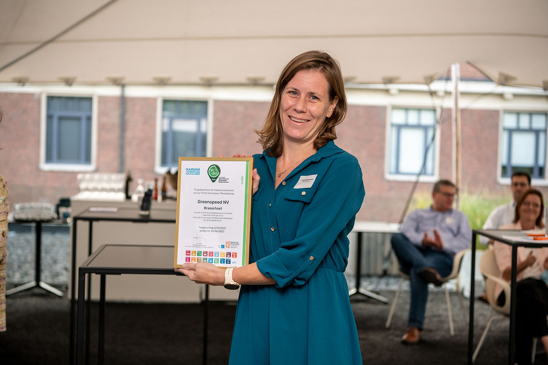Greenspeed obtains Voka Charter Sustainable Entrepreneurship thanks to sustainable activities