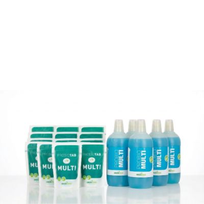 1 konzentrierte probio-flasche (1057g) = 2 probio tab pouches (179g x2)