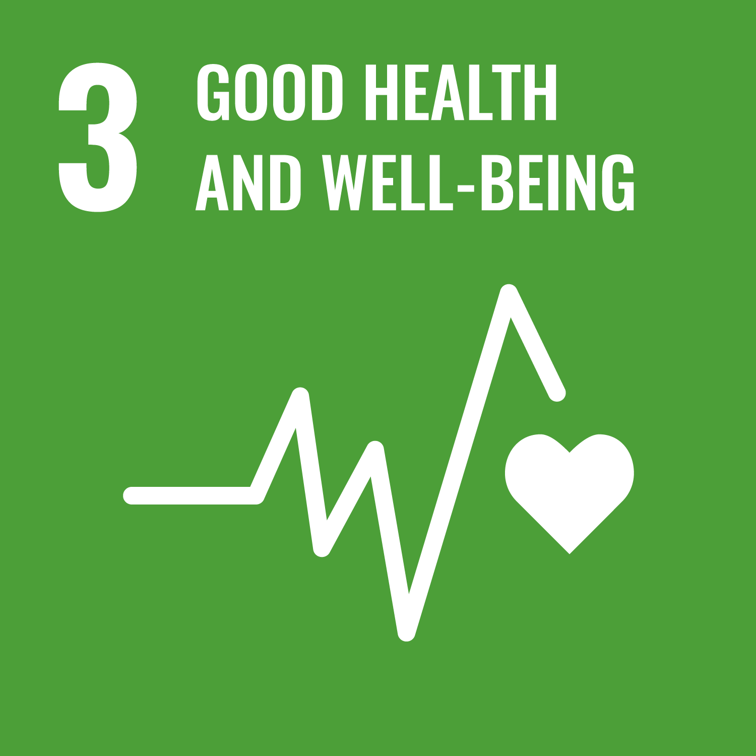 Logo SDG 3 - Health