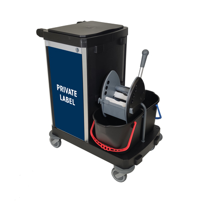C-Shuttle 150 DB - mit 2-Eimer-Moppsystem - bedruckte Tür und Platte