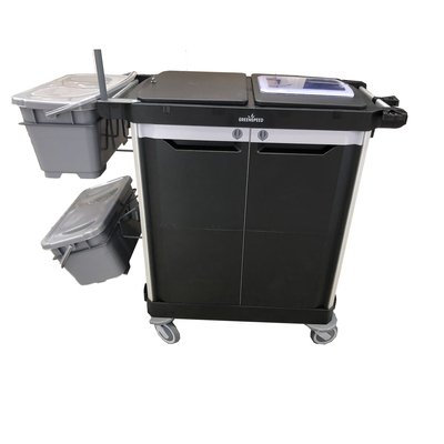 C-Shuttle 250 Health - Top-Down-Moppsystem und Räder mit Bremsen - montiert