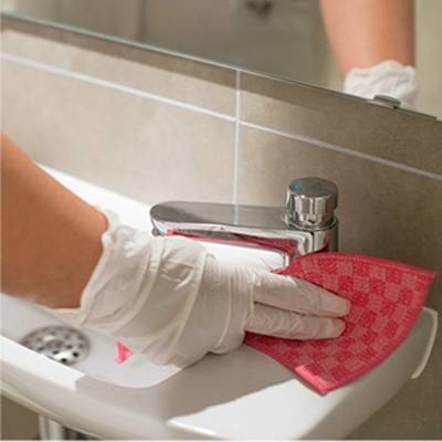 GS MicroScrub 22x11cm RD 10st