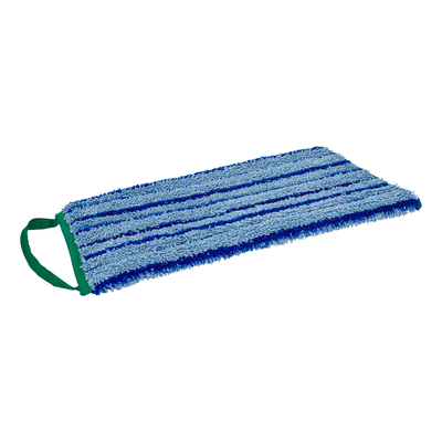 Scrub Mop Velcro - 30 cm - bleu
