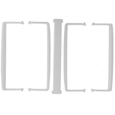 C-Shuttle Sackhalterkit für 2 x 70-Liter-Sack (5 Unterteile) - grau